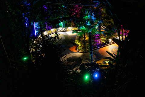 Phuket: Hanuman Luge Night Exclusive with Transfer or Dinner Luge 2 Rides + Dinner + Skywalk OR Luge Phone Head Mount