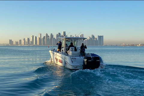 Doha: Jetboat Ride with Hotel Pickup and Snacks