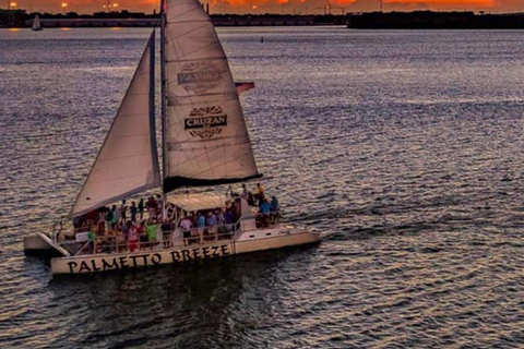 Charleston Sunset Sailing on 50-Foot Catamaran w/Bar