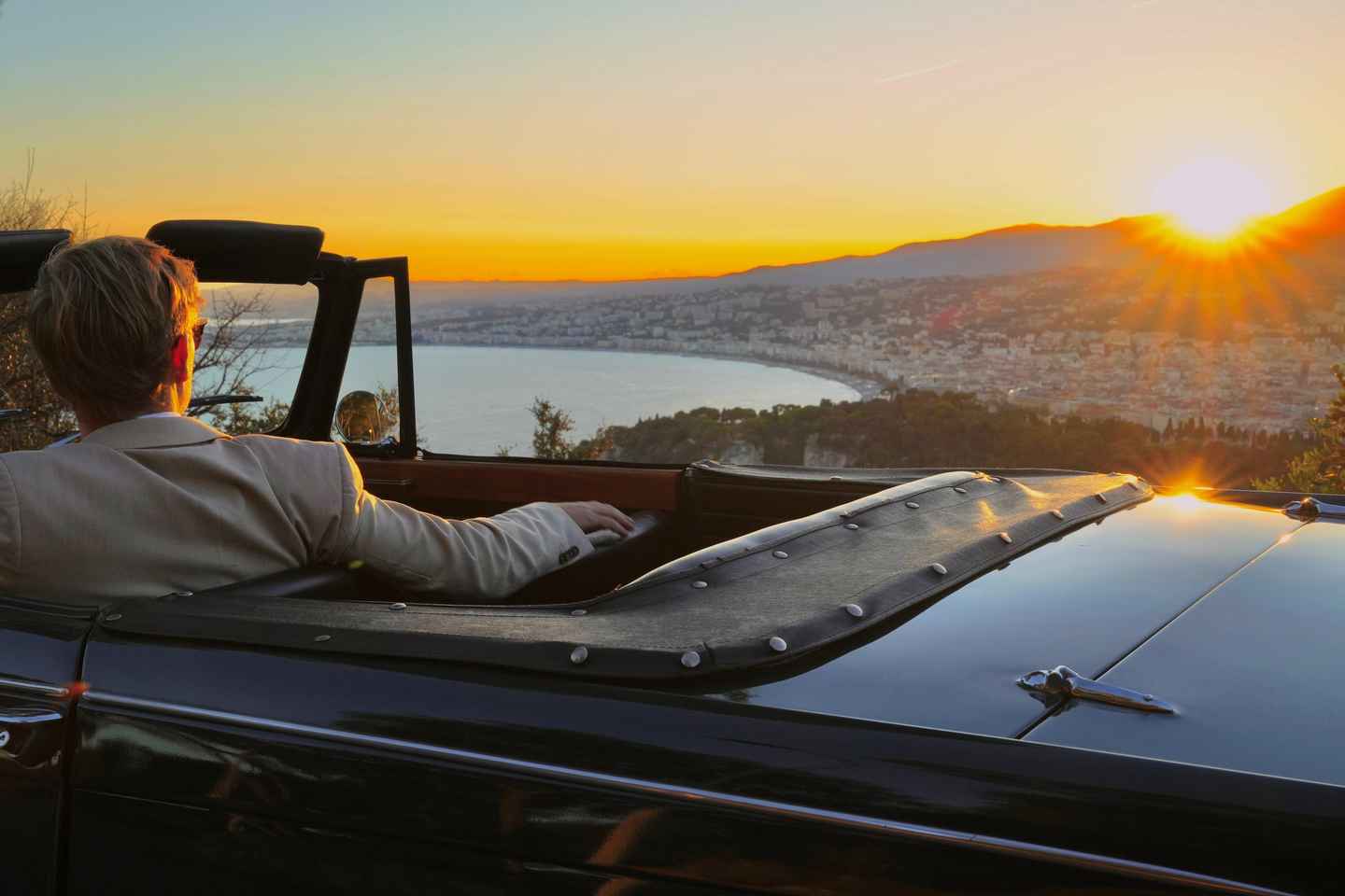 French Riviera: Private tour in a vintage convertible car