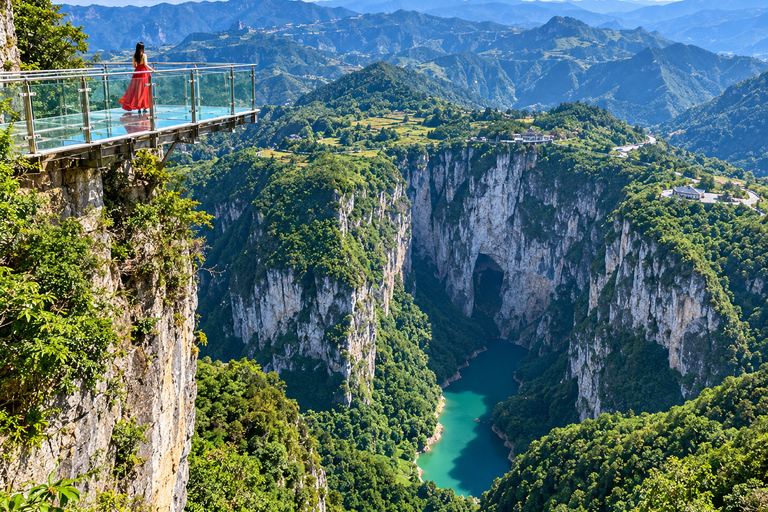 Chongqing: Yunyang Longgang Tickets & Adventure Rides Yunyang Longgang: Admission + Sightseeing Shuttle