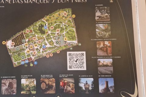 Da Salou: Parco Samá con degustazione di 1 vermouth, servizio di prelievo in hotelDa Salou: Park Samá con 1 degustazione di vermouth, servizio di prelievo in hotel