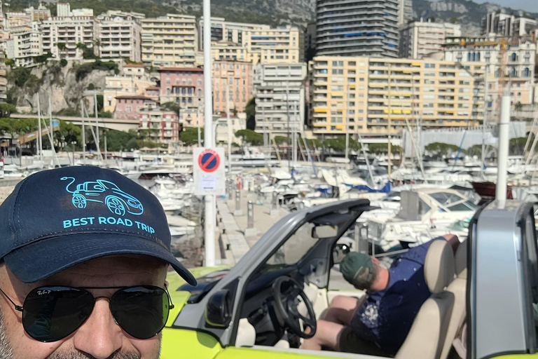 Vanuit Nice: Rondleiding Monaco &amp; Eze in elektrische cabrioSUV N°2 Nice Monaco Eze Nice in een elektrische cabriolet