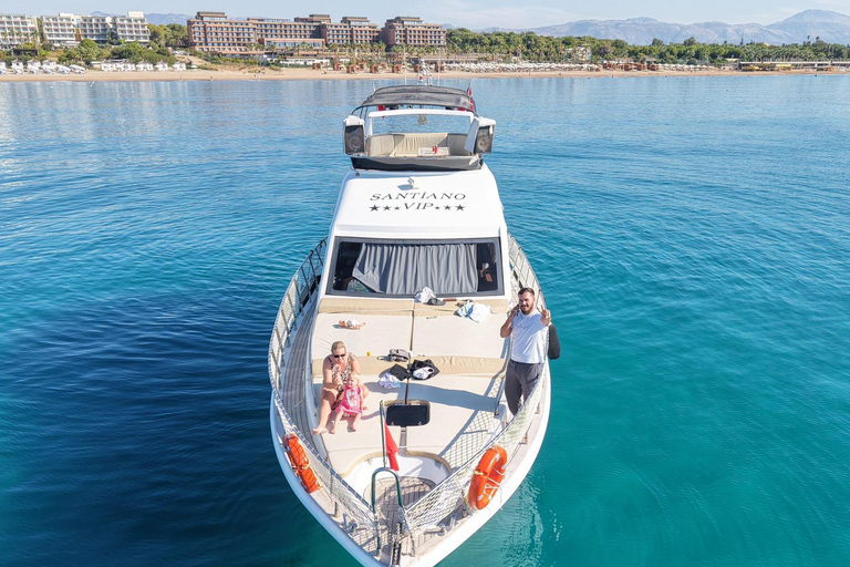 Side: Luxury Private Yacht Trip with Hotel Transfer 4 Hours Luxury Private Yacht Trip with Hotel Transfer