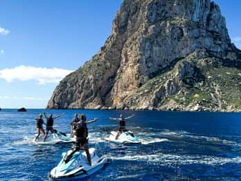 Excursión en moto acuática a Es Vedra desde San Antonio (1,5 horas)