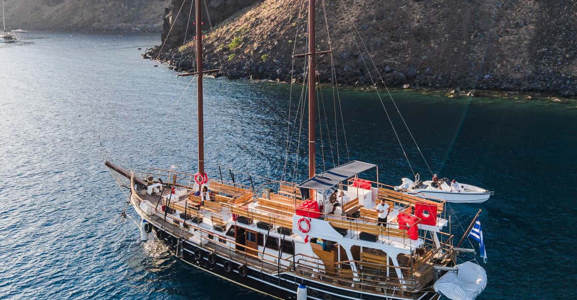 Santorini Port: Cruise to Volcano, Hot Springs & Thirassia — a boat tour from Santorini, Greece