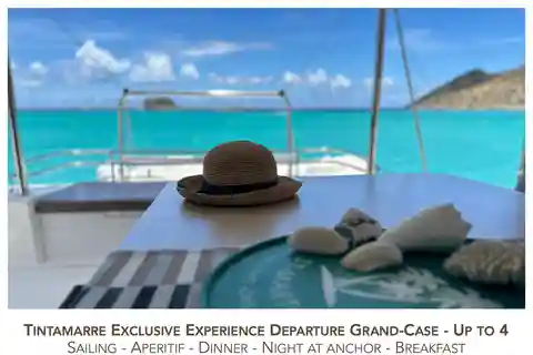 UNIQUE EXPERIENCE: Sailing, overnight and dinner on a catamaran to Tintamarre