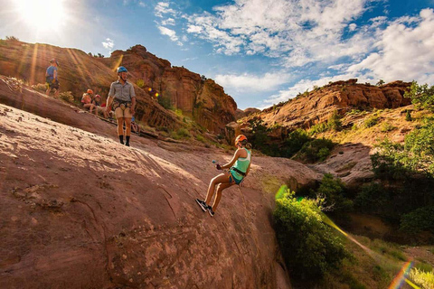 Moab: Aventura de escalada em rocha guiada de meio diaSem serviço de busca