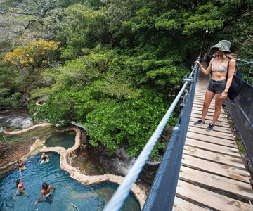 Rio Negro Hot Springs & Oropendola Waterfall Combo & Lunch
