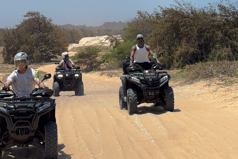 Dakar: Pink Lake Tour with Quad Bike + Pirogue and Lunch Included Dakar: Tour to the Pink Lake with Quad + Pirogue and Lunch included