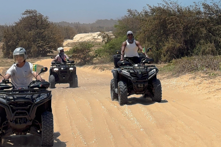 Dakar: Pink Lake Tour with Quad Bike + Pirogue and Lunch Included Dakar: Tour to the Pink Lake with Quad + Pirogue and Lunch included