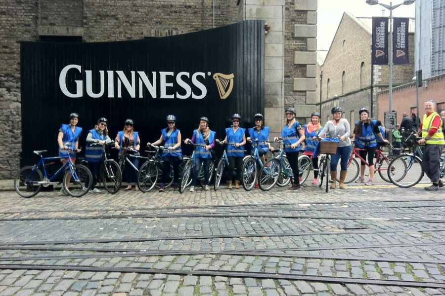 Dublin mit dem Fahrrad erkunden. 2,5 Std. Geführte Tour