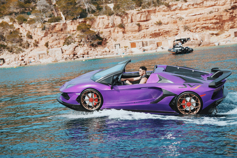 JetCar Excursion - Super Sports SVJ or SF90 Water in Ibiza 30-MINUTE JETCAR TOUR OF IBIZA