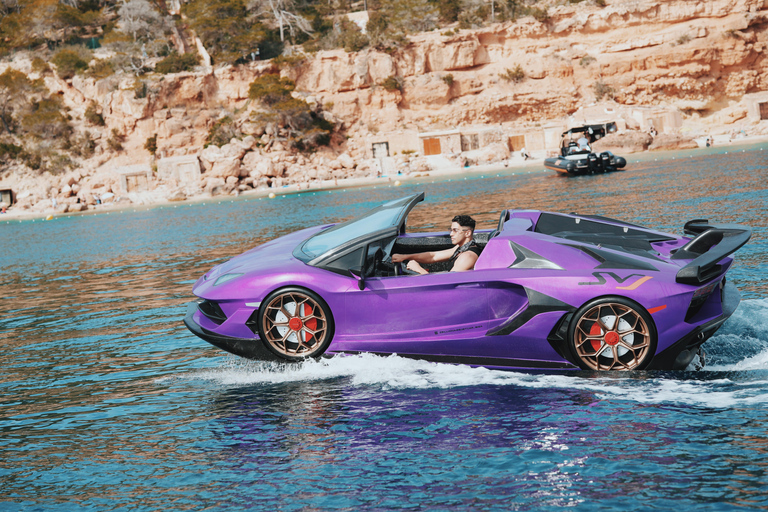 JetCar Excursion - Super Sports SVJ or SF90 Water in Ibiza 30-MINUTE JETCAR TOUR OF IBIZA