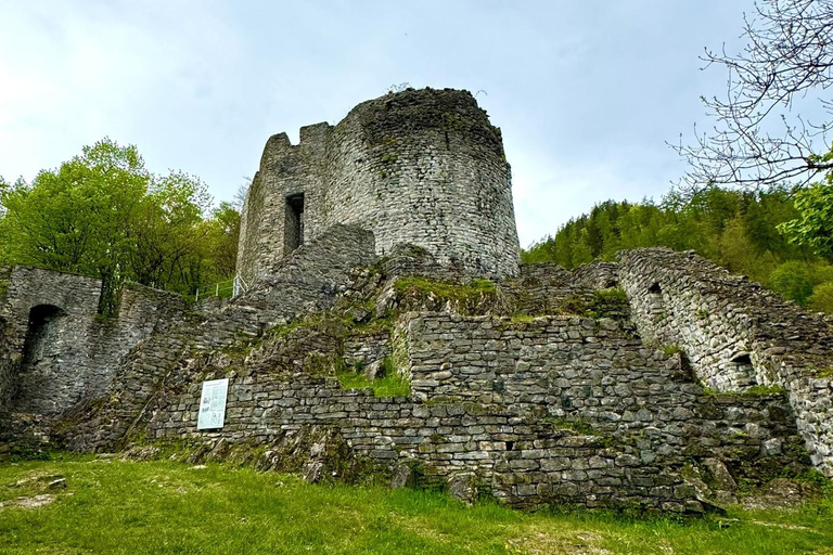 Odkryj Interlaken – jeziora, ruiny i widoki na wycieczce e-roweremOdkryj Interlaken – jeziora, ruiny i widoki: wycieczka na e-rowerze