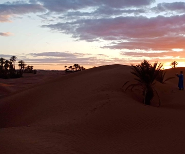 Excursión de 4 días por el desierto de M'hamid a Erg Zahar y Erg Chegaga