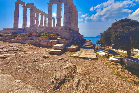 Cape Sounio: Private Sunset Tour to Temple of Poseidon