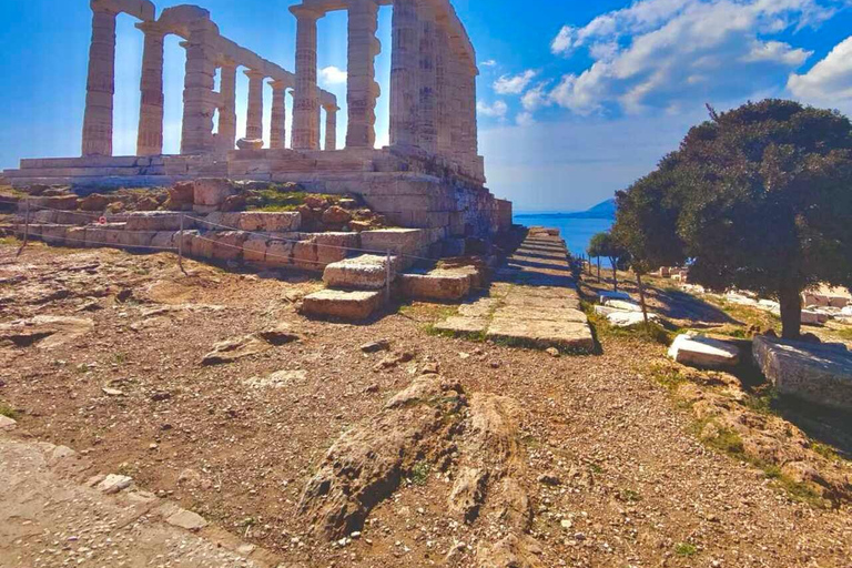 Cape Sounio: Private Sunset Tour to Temple of Poseidon