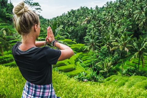 Ubud : cascade, rizières en terrasses et forêt des singesVisite du meilleur d'Ubud avec déjeuner