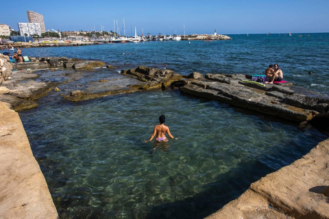 San Juan Beach, Cabo Huertas: Cykeltur &amp; snorkling med dryck