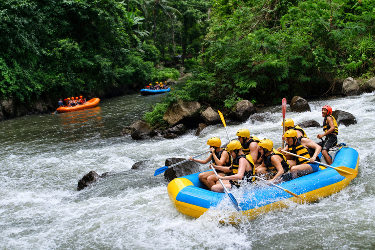 Ubud: Ayung River Rafting & Kuber Quad with Cave & Waterfall Single/Tandem ATV Quad & River Rafting | Transfer Gianyar