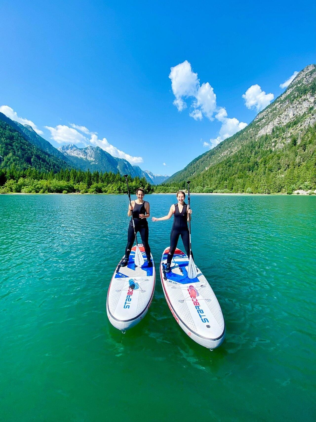 Predil-See: Halbtägiges Stand-up-Paddleboarding