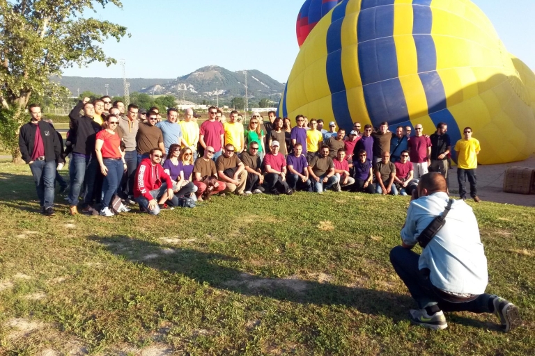 Barcelona: luchtballonvaartBarcelona: heteluchtballonvaart met vervoer