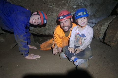 Madrid: Aventura de espeleologia e rapel com transporte