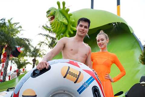 Pattaya: Columbia Pictures Aquaverse Entry Ticket TICKET + FOOD CREDIT + LOCKER