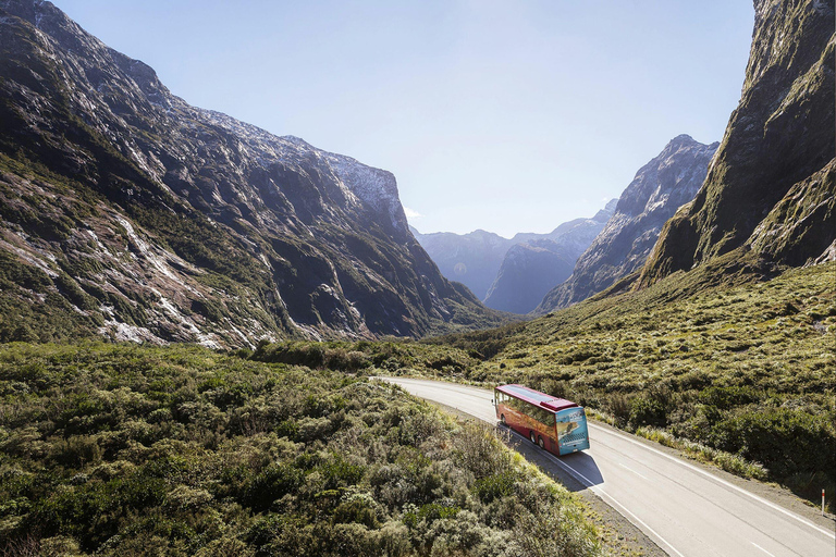 Från Queenstown: Milford Sound buss, kryssning, sceniskt flygMilford Sound: Buss | Kryssning | Flyg från Queenstown