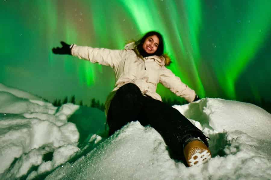 Rovaniemi: Tour zu Polarlichtern mit 100 % Garantie, kostenlose Fotos. Foto: GetYourGuide