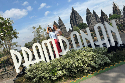 Borobudur Aufstieg und Prambanan voll geführte Tour