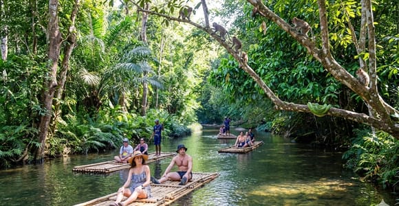 Phuket: Bamboo Rafting, ATV Ride Adventure Tour