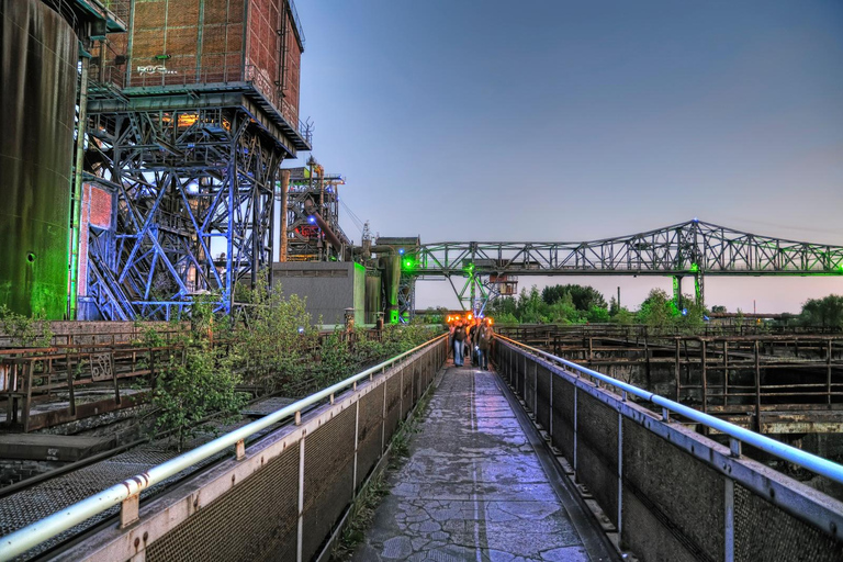 Torchlight tour of the old ironworks