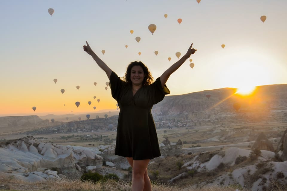 Betabrand - Sunset Yoga Over Cappadocia OR Giving The Hills Of