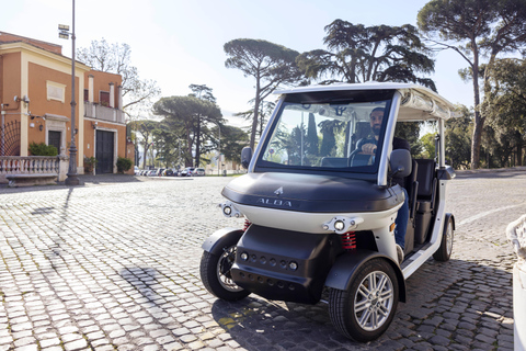 Rome: Private Golf Cart Tour with Driver 2,5 h - Private Panoramic Golf Cart Tour - 2 people
