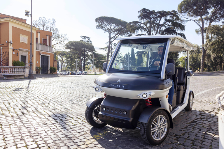 Rome: Private Golf Cart Tour with Driver 2,5 h - Private Panoramic Golf Cart Tour - 2 people