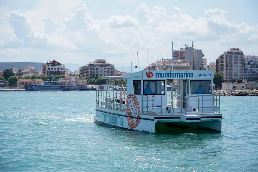 Calpe: Motor-Katamaran mit Badestopp und optionalem Essen. Foto: GetYourGuide
