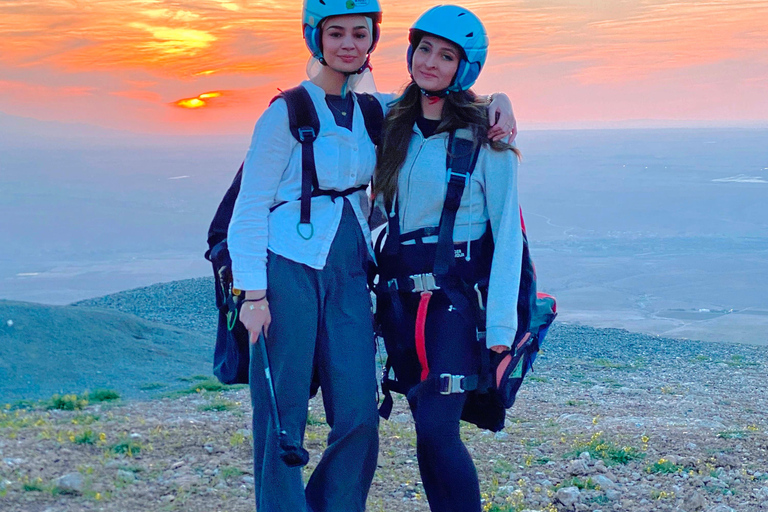 Fly over Aguergour: Extreme Tandem Paragliding with GoPro Sunset: Extreme Adrenaline Tandem Paragliding with GoPro