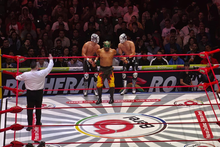 Mexico City: Lucha Libre Night with Hotel Pickup & Mask.