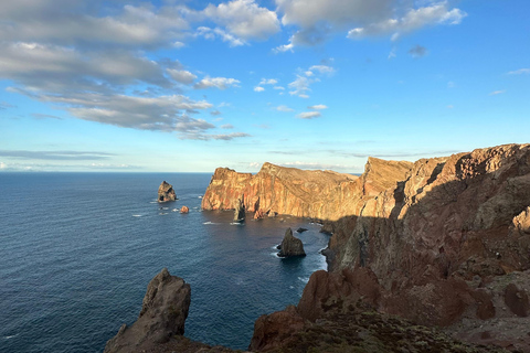 Madeira: Vandring i soluppgången vid Ponta de Sao Lourenco PR 8