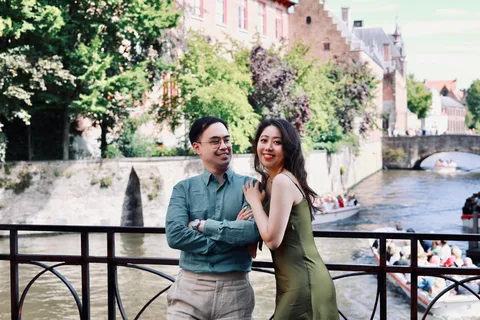 Ritratti a Bruge: Tour privato con fotografo per le vacanze