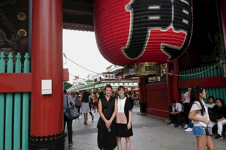 Tokyo: Guided Walking Tour with Wagashi Making Class