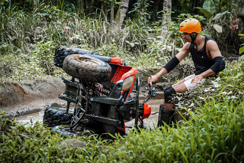 Bali: Ubud Gorilla ATV Ride Adventure and Beach Horse Riding Tandem Atv Ride & Horse Riding with Round Transfer