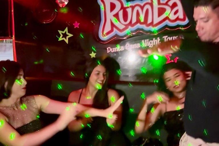 Punta Cana: Party Bus Night Tour with Drinks & Stops