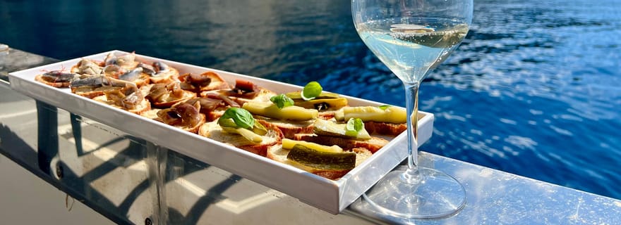 Tourisme de pêche à l'île d'Elbe : démonstration de pêche avec dégustation des prises