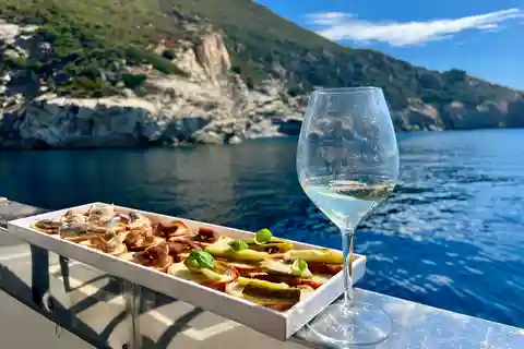 Elba fishing tourism: fishing demonstration with catch tasting