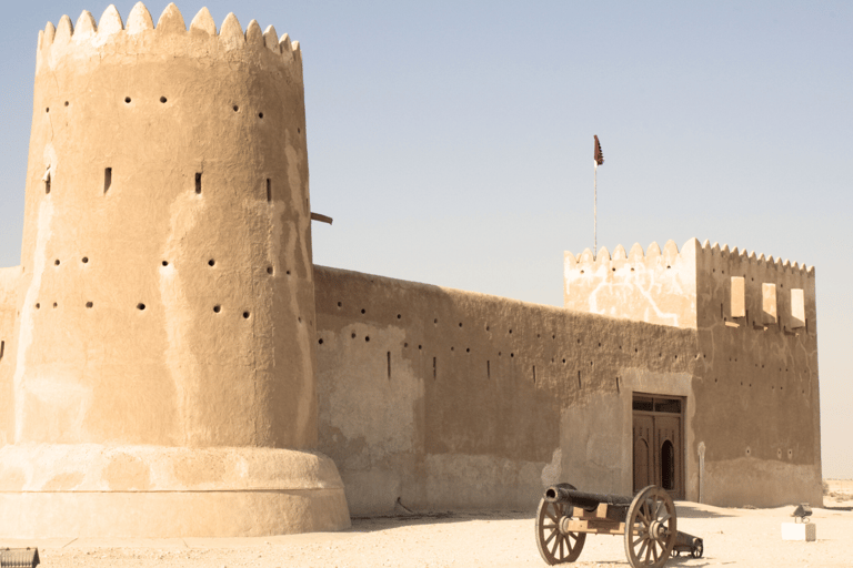 From Doha: Private Al Jassasiya, Zubarah & Purple Island. Private Tour
