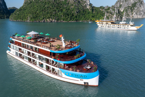Hanoi: 2-Day Halong & Bai Tu Long Bay 5-Star Cruise, Balcony Halong: 2-Day Halong& Bai Tu Long 5-Star Cruise with balcony