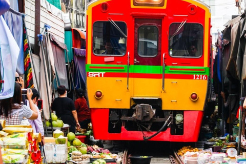 Hua Hin: Maeklong Railway Market och Amphawa Floating Market